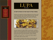 Tablet Screenshot of lupatrattoria.com